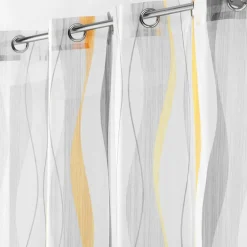 Voilage|DOUCEUR D'INTERIEUR Voilage œillets (140 x 240 cm) Ondulys Blanc