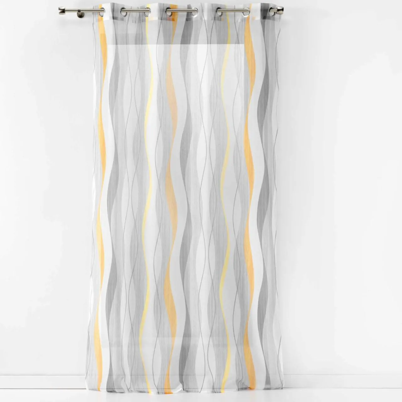 Voilage|DOUCEUR D'INTERIEUR Voilage œillets (140 x 240 cm) Ondulys Blanc