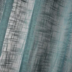 Voilage|LOVELY CASA Voilage œillets (135 x 260 cm) Ontario Vert canard