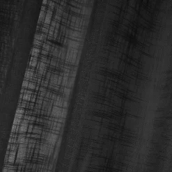 Voilage|LOVELY CASA Voilage œillets (135 x 260 cm) Ontario Noir
