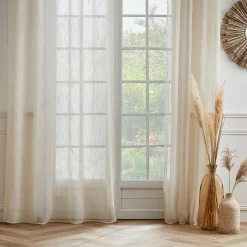 Voilage|EMINZA Voilage œillets (140 x 280 cm) Raphaël Beige