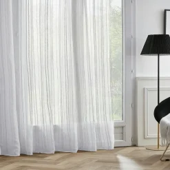 Voilage|EMINZA Voilage œillets (280 x 240 cm) Théo Blanc