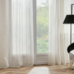 Voilage|EMINZA Voilage œillets (140 x 280 cm) Théo Beige