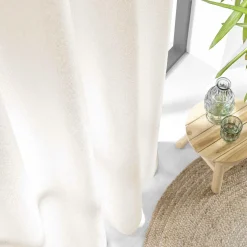 Voilage|douceur d'intu017drieur Voilage œillets effet lainage (140 x 240 cm) Loulaine Beige