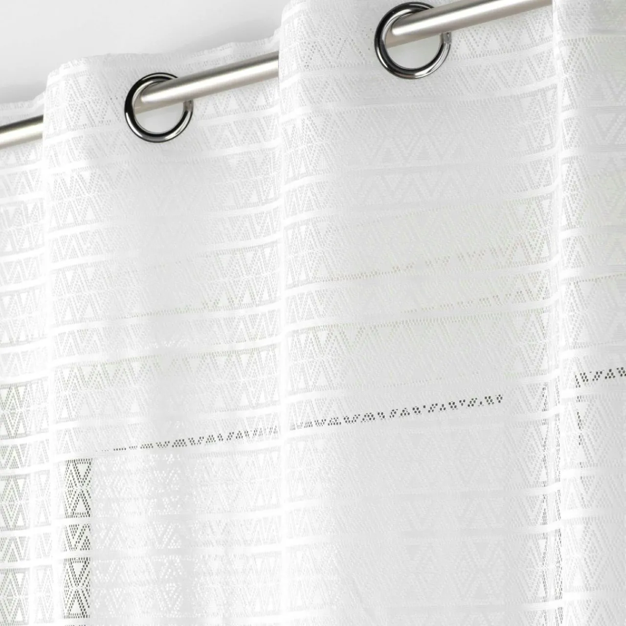 Voilage|DOUCEUR D'INTERIEUR Voilage maille (140 x 240 cm) Naomie Blanc