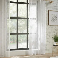 Voilage|ATMOSPHERA Voilage oeillets (140 x 240 cm) Mia Blanc