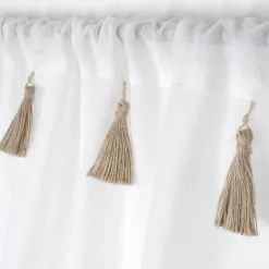 Voilage|STOF Voilage passe-tringle (140 x 260 cm) Ibiza Ecru