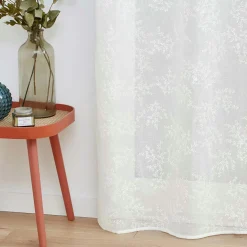 Voilage|DOUCEUR D'INTERIEUR Voilage tissé (140 x 280 cm) Karla Blanc