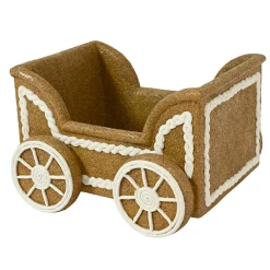 Personnage, Objet Grand Format|Déco Et Objet De Noël|KAEMINGK Wagon de Noël Géant (56 x H38 cm) Pain d'épices Gourmand Marron